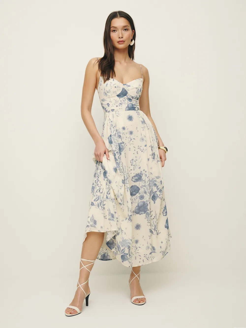 Reformation Jaelyn Dress Ivory - Size 4